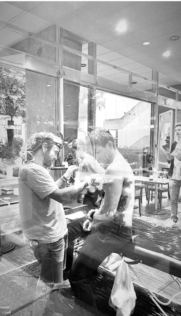 stick n poke II detail